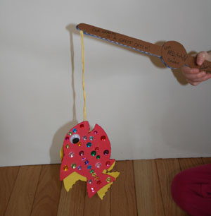 Father's Day Fishing Rod Craft