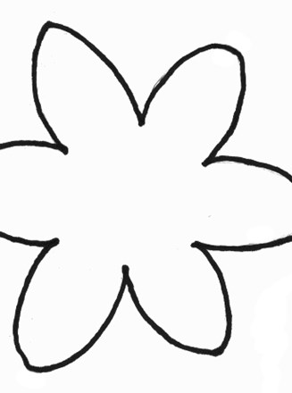 Foam Daffodil Craft Template