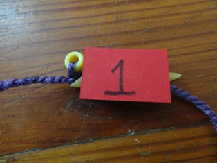 number necklace craft