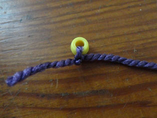 yarn beads