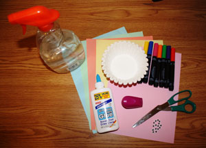 snail sun catcher craft materials