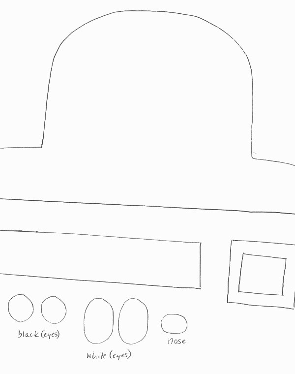 template of a leprechaun