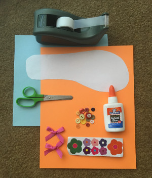 flip flops craft materials