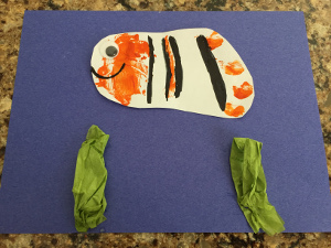 handprint fish craft step 7
