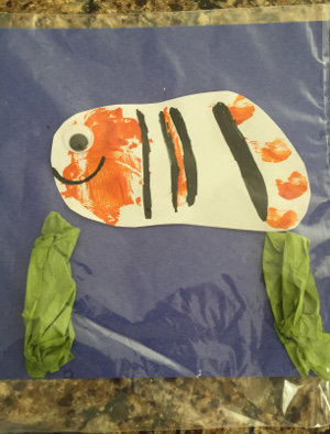 handprint fish craft