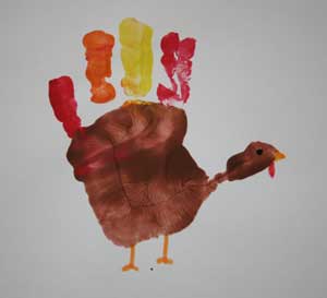 Handprint Turkey Craft 3