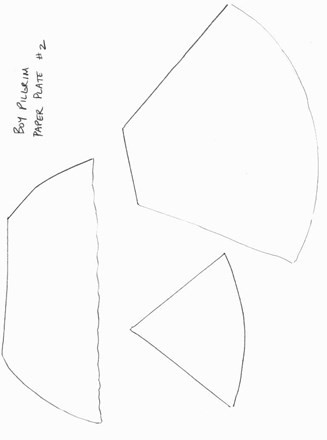 Boy Pilgrim Template