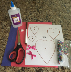 valentine puppy craft