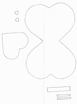 Lollipop Butterfly Template