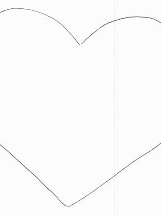 Love Doorhanger Heart Template