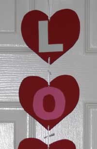 Love Doorhanger Valentine's Day Craft