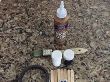 popsicle stick snowman magnet craft materials