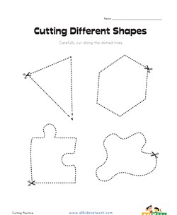 Fun Preschool Scissor Skills Worksheets for Kids - Look! We're