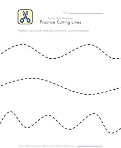 Scissor Cutting Practice Worksheets (printables) – Living Well Mom