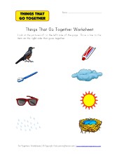 Matching Things That Go Together Worksheets | All Kids Network