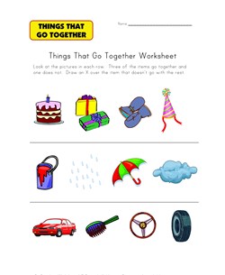 what doesn't go together worksheet
