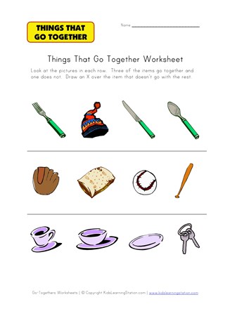 what doesn't go together worksheet