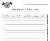 2nd grade adjective worksheet