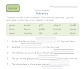 adverbs worksheet with answers grade 2 2nd grade fill in the adverbs worksheet