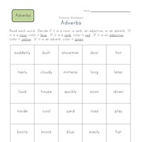 Worksheets Adverb Worksheets 2nd Grade 2nd grade adverbs worksheets all kids network
