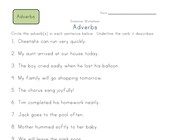 adverbs worksheet with answers grade 2 2nd grade adverbs worksheet
