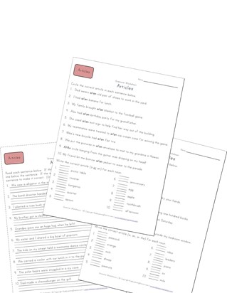 Grammar Worksheets For Kids All Kids Network