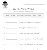 articles a or an worksheet