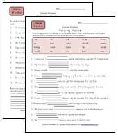 Helping Verbs Worksheet 3rd Grade 18 Best Images Of Regular Past Tense