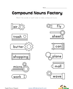 making compound nouns worksheet