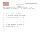possessive noun worksheets all kids network