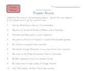 third grade proper noun worksheets all kids network