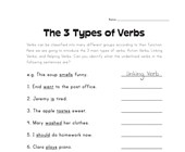 third grade verb worksheets all kids network