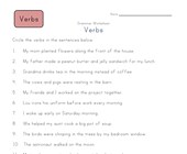 third grade verb worksheets all kids network