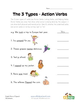 what is a action verb