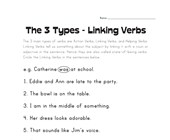 linking verb worksheets all kids network
