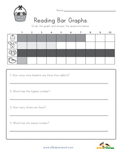 bar graph worksheet colors