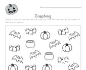 halloween reading worksheets for kindergarten bar graph worksheet colors