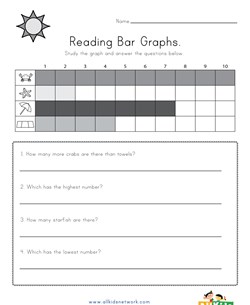 bar graph worksheet colors