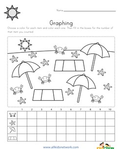 bar graph worksheet colors