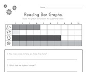 worksheet winter activities bar graph worksheet colors
