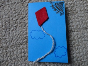 kite card craft
