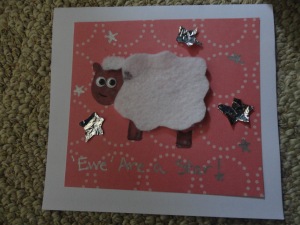ewe are a star card craft