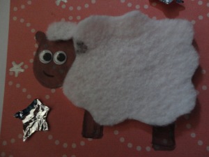 ewe are a star sheep card