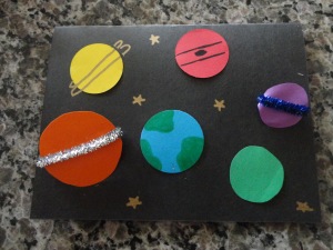 Outta This World Outer Space Birthday Card