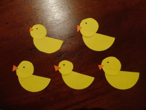 Printable Rubber Duck Paper Craft