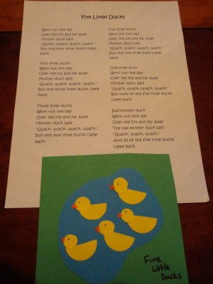 Five Little Ducks Nursery Rhyme Craft | All Kids Network