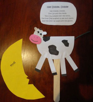 Hey Diddle Diddle Craft Activity - Crafty Bee Creations