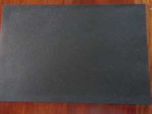 black cardstock