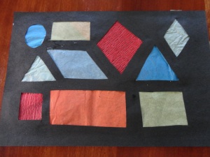stained glass shapes