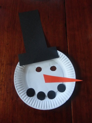 Snowman Dress Up Mask